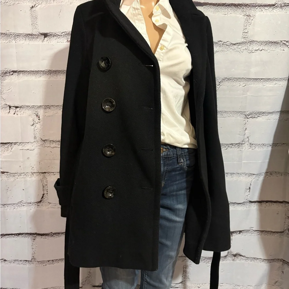 Vintage J. Crew Women’s Dark Navy Peacoat Size Small Medium - Picture 13 of 15